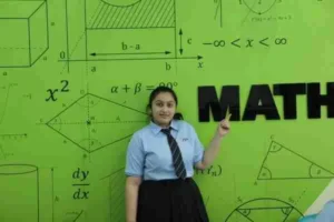 student with the math background