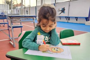 Pre primary student drawing