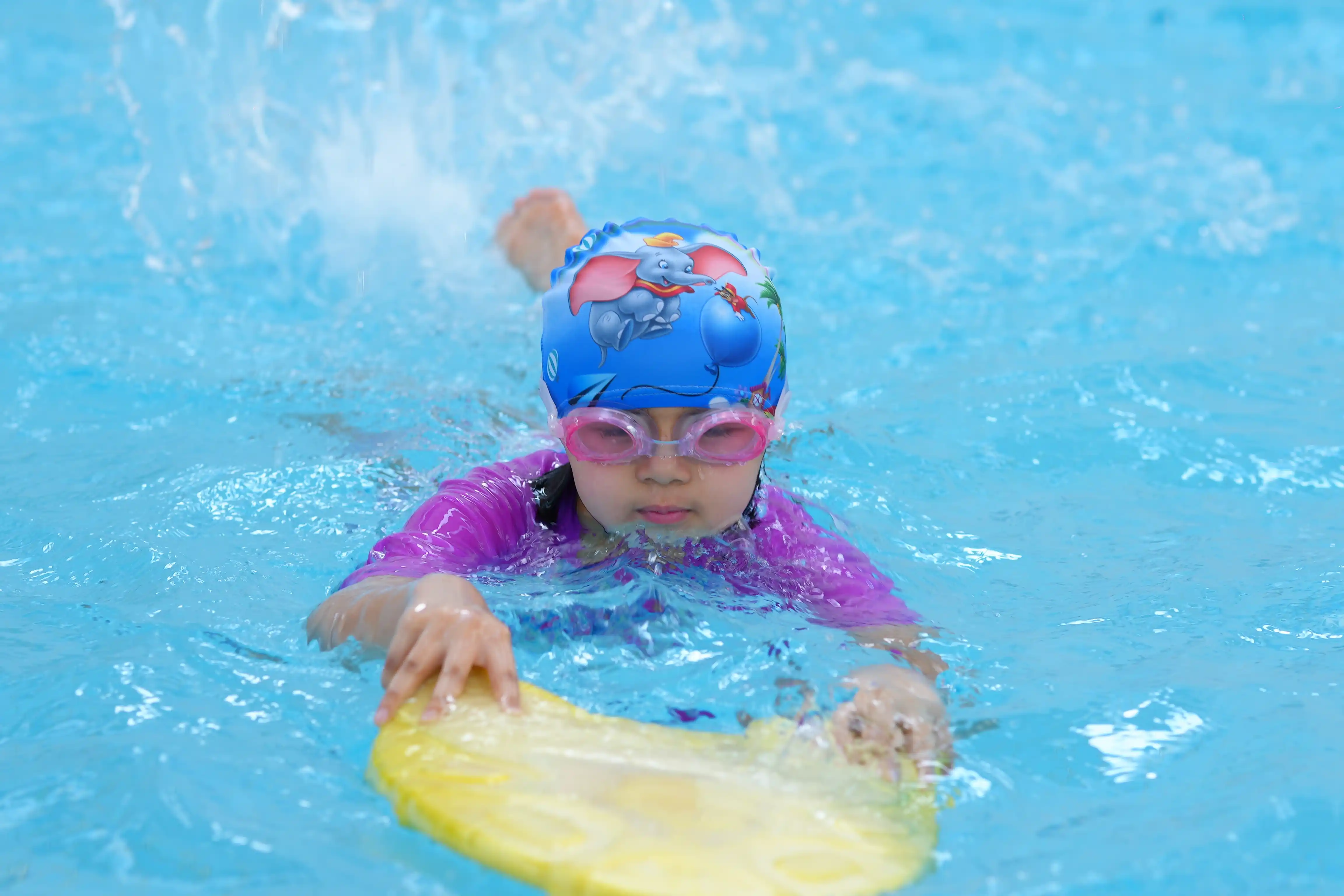 Student swimming