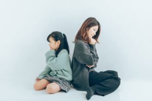 勉強について考える親子