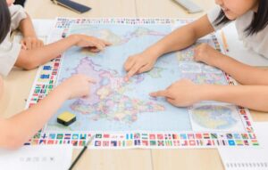 就读于国际学校的孩子们