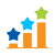 Academic results and student performance icon