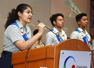 High school students learning at GIIS