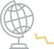 Global education globe icon representing international curriculum