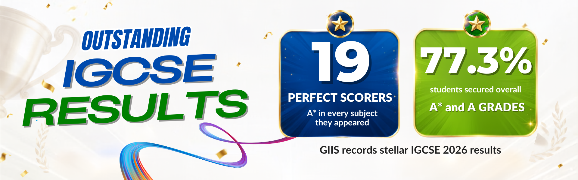 IGCSE results web banner