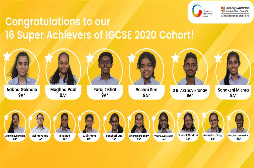 GIIS IGCSE 2020 examination results