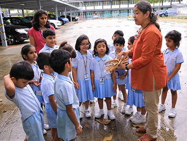 Community partnerships initiatives at Global Indian International School Singapore
