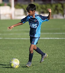 football training at GIIS