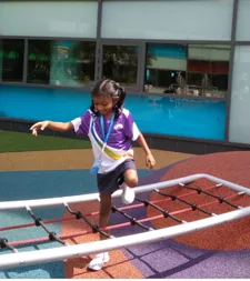 School football training session at GIIS Singapore