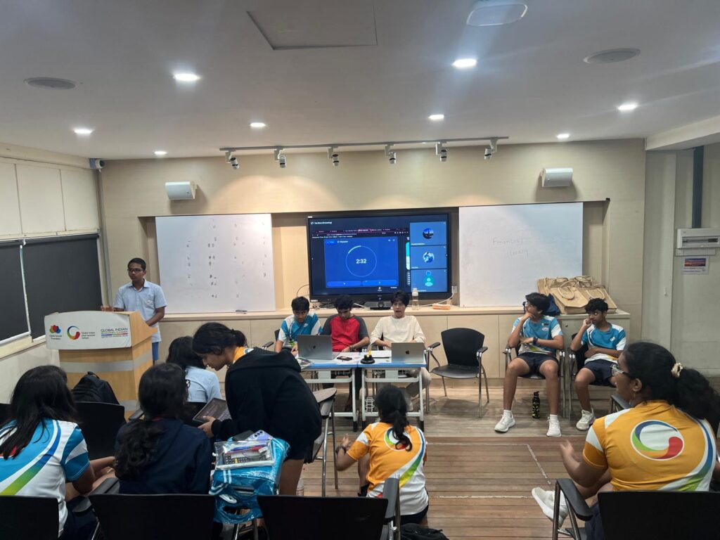 Gavel Club students during a session