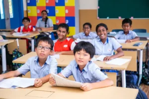 GIIS East Coast students during a classroom session